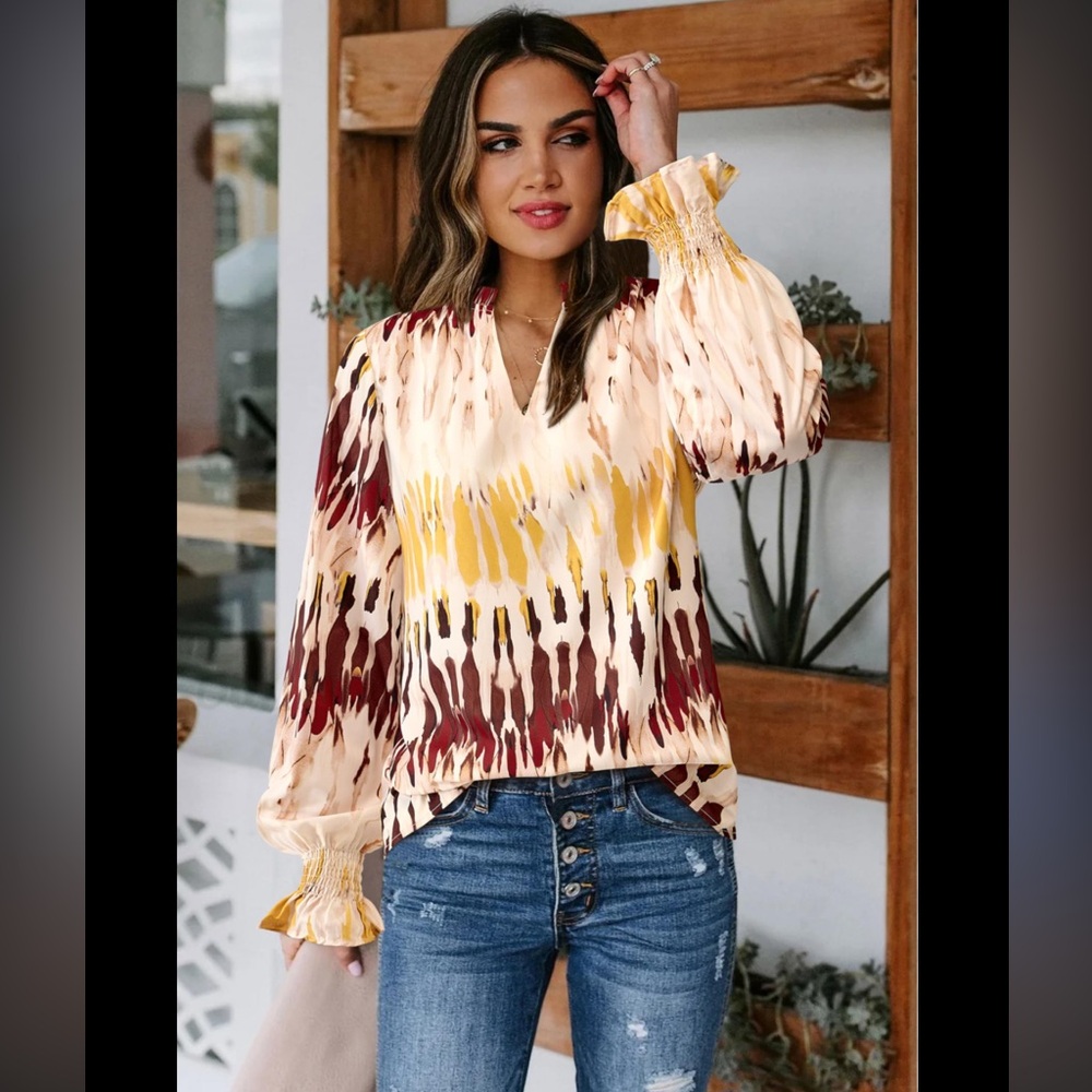 Elegant Multicolor Blouse